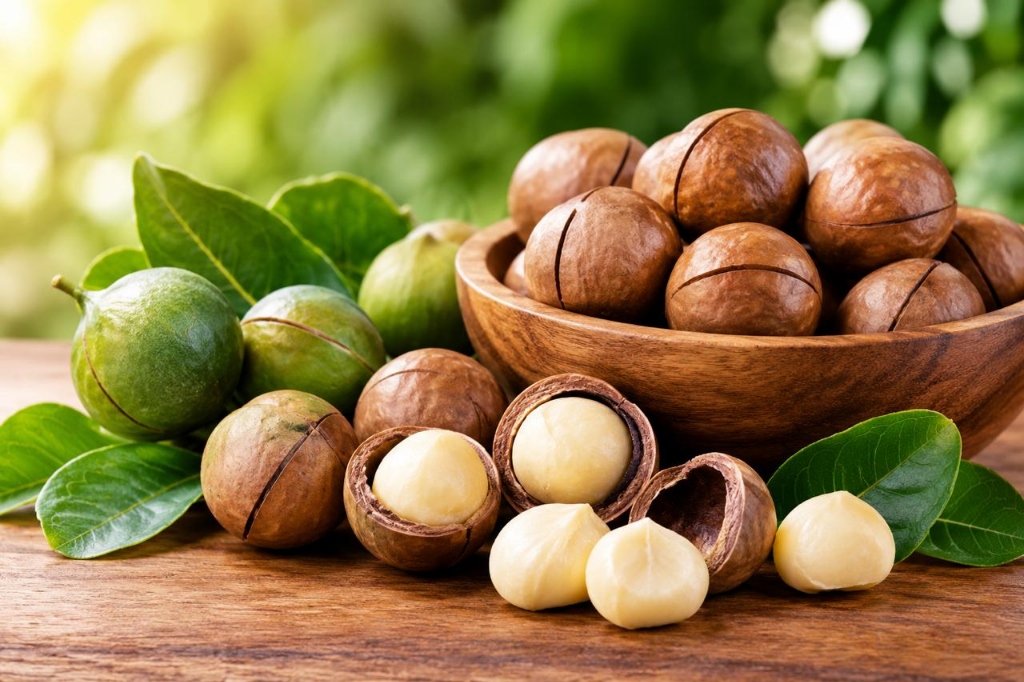Kenyan macadamia harvest editorial showcase